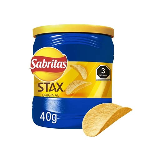 Papas Sabritas Stax Original 40 G Walmart