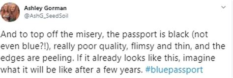 Britains New Post Brexit Passport Is Mocked Online For Being Black And Flimsy And Poor