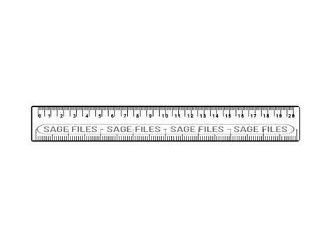 Ruler Outline 3 SVG Ruler Svg Math Svg Ruler Clipart Etsy