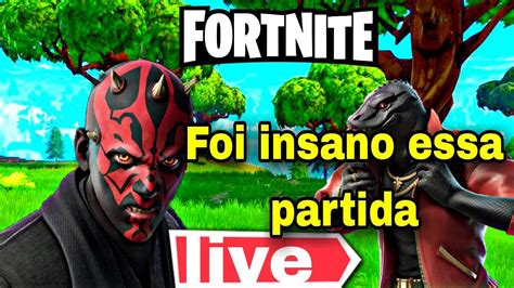 Fortnite Live Foi Insano Essa Partida Youtube