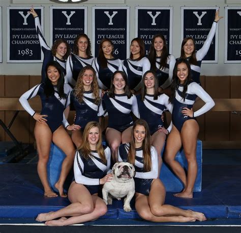 Womens Ncaa Team Photos Yale Team Photos Usa Gymnastics Cheer