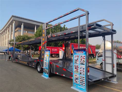 Customization Hydraulic Double Deck Car Carrier Semi Trailer 6 12