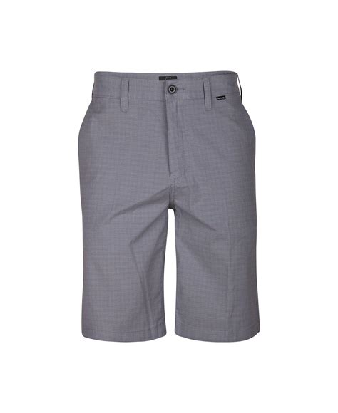 Hurley Synthetic Mens Turner Walk Shorts In Cool Grey Gray For Men