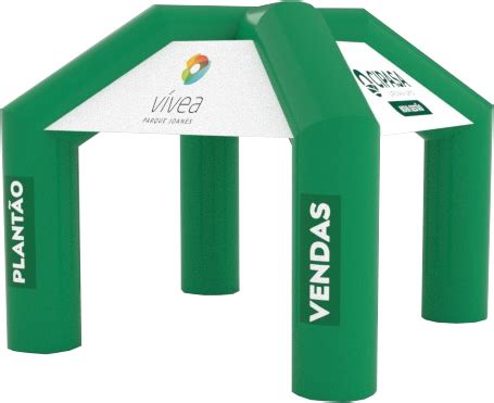 Tenda Inflável Modelo Stand go midias