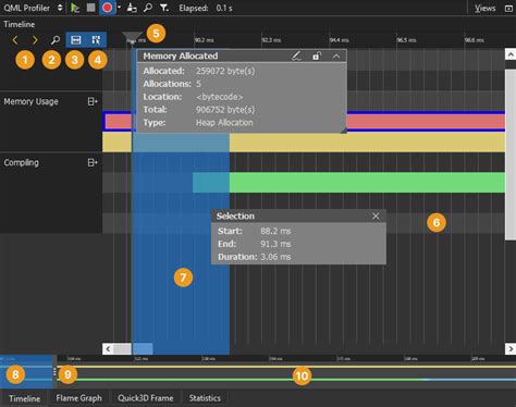 Profiling Qml Applications Qt Creator Documentation