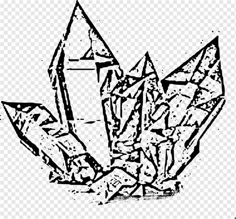 Cristal De Cuarzo De Dibujo Cristal Diverso Ngulo Tri Ngulo Png