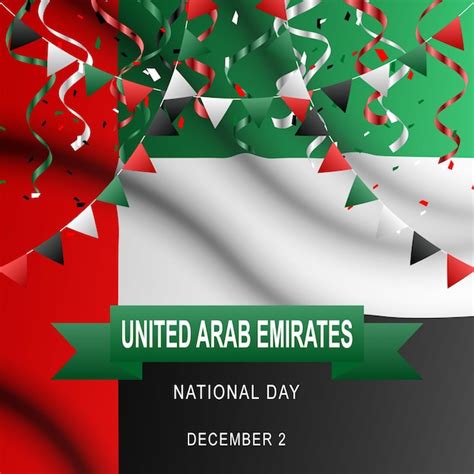 Premium Vector United Arab Emirates National Day Background