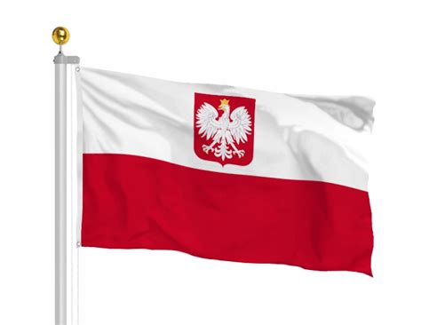 Flaga Polska Z God Em X Cm Polski God O Poland Mocna Solidny