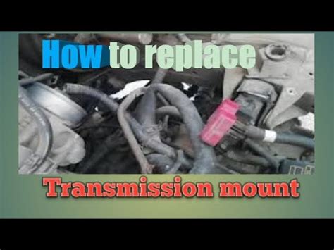 How To Replace Transmission Mount Nissan Xtrail Youtube