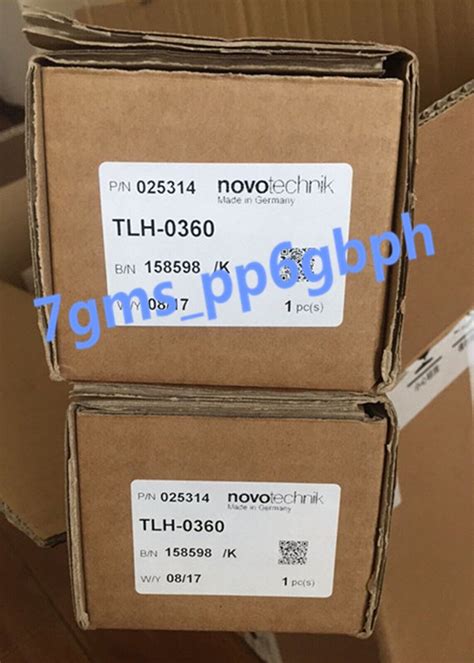 1 PCS NEW IN BOX NOVOtechnik Displacement Sensor TLH 0360 EBay