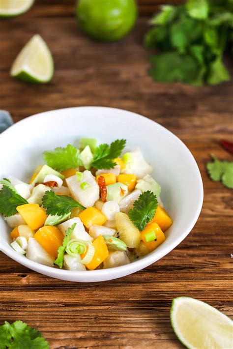 Ceviche Cabillaud à La Mangue Et à Lavocat Recette Facile Légère