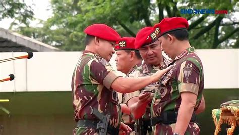 Terima Brevet Kopassus Panglima Momentum Tni Untuk Bersinergi Bela Kedaulatan Bangsa Video