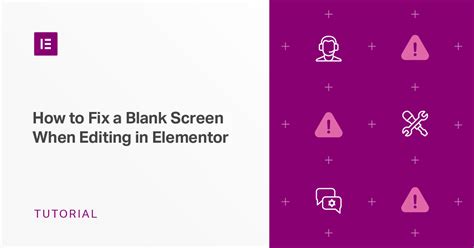 How To Fix The Wordpress White Screen When Editing In Elementor