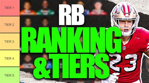 Dynasty Rb Rankings With Tiers 2023 Dynasty Football Youtube