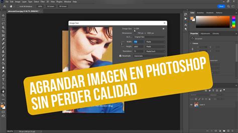 AGRANDAR Imagen En Photoshop SIN PERDER CALIDAD YouTube