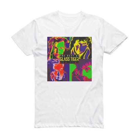 Glass Tiger Air Time The Best Of Glass Tiger Album Cover T-Shirt White – ALBUM COVER T-SHIRTS