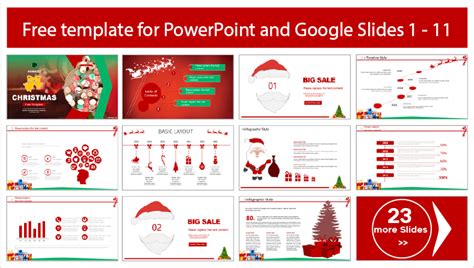 Animierte Weihnachtsvorlage Vorlagen für PowerPoint und Google Slides