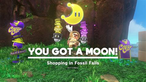 Cascade Kingdom Power Moon 24 Shopping In Fossil Falls Super Mario Odyssey Guide Ign