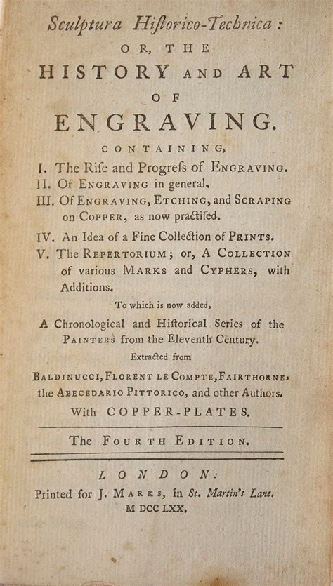 Sculptura-Historico-Technica: or, the History and Art of Engraving ...