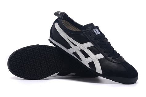 Womens Onitsuka Tiger Black White Mexico 66 Shoes [HL202-6668 ...