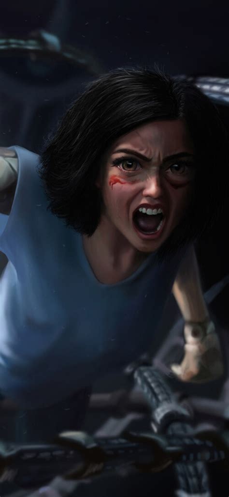 1125x2436 Alita Battle Angel Fan Art Iphone XS,Iphone 10,Iphone X ,HD ...