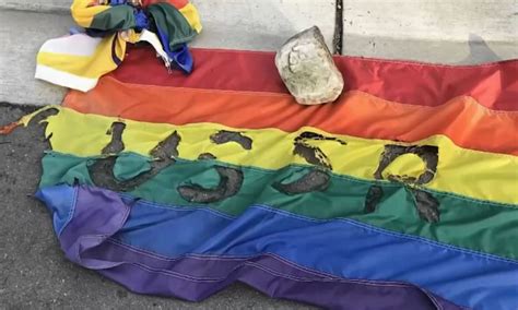 Pride Flags Pulled Down Burned In Silver Spring