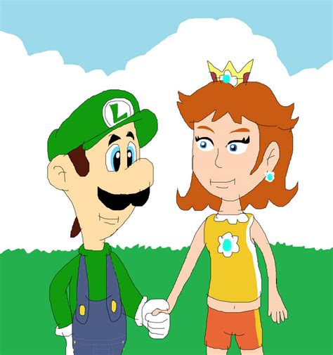 Luigi and Princess Daisy by sergi1995 on DeviantArt