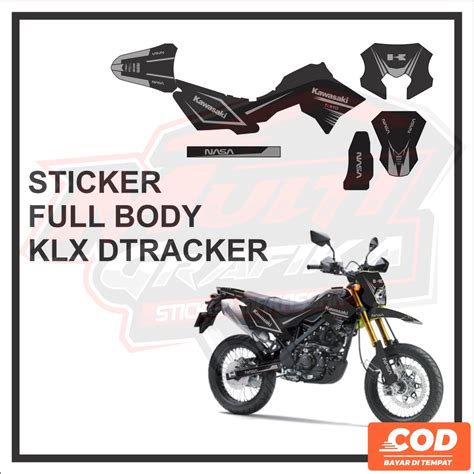 Jual Stiker Decal Motor Kawasaki Dtracker Full Body Sticker D Tracker