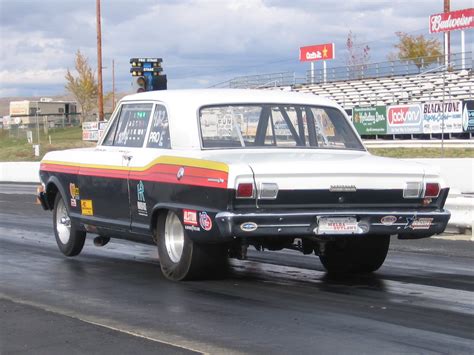 1965 Chevrolet Nova Chevy II 1/4 mile Drag Racing timeslip specs 0-60 ...