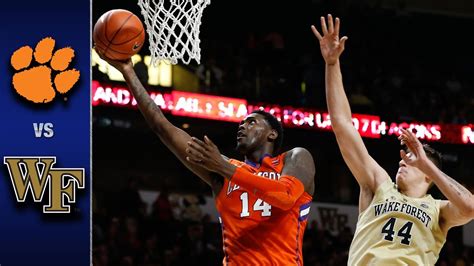 Clemson Vs Wake Forest Men S Basketball Highlights 2016 17 YouTube