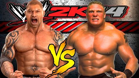 Wwe 2k14 Batista Vs Brock Lesnar