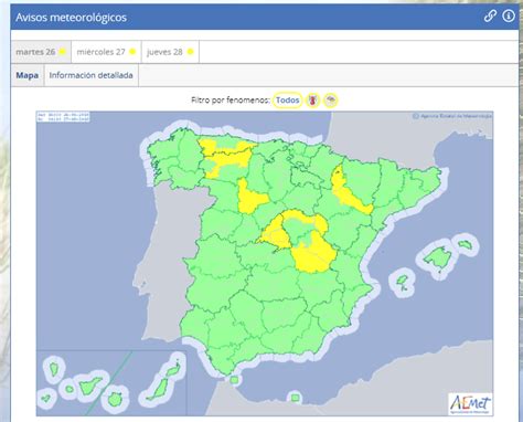 AEMET presenta nuevos canales de suscripción a los avisos de fenómenos