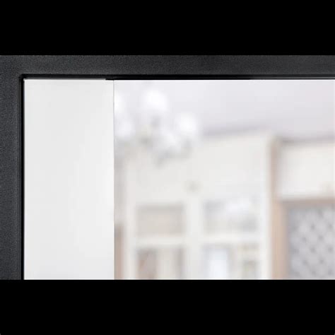 Дверь входная металлическая Порта Р-3 88x205 см левая белая с зеркалом ...