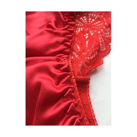 Lsharon Womens Sexy Mulberry Silk Briefs Lingerie Lace Thong Underwear