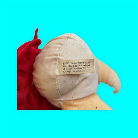 Vintage Baby Miss Piggy Plush Christmas Jim Henson Muppet 1987 88 Vintage