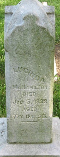 Lucinda Mchamilton Inconnu M Morial Find A Grave