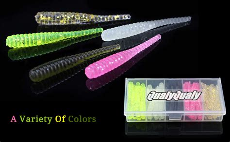 Qualyqualy Soft Plastic Fishing Lures Artificial Bait Luminous Glow