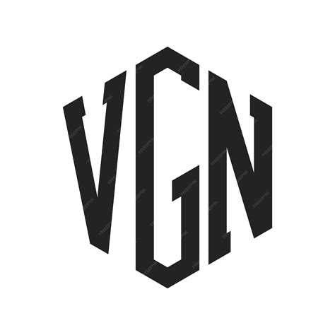 premium vector vgn logo design initial letter vgn monogram logo