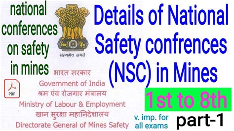 National Safety Conferences In Mines Nsc National Conferences On