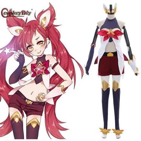 Cosplaydiy Game Lol Star Guardian Jinx Cosplay Costume Women Costumes