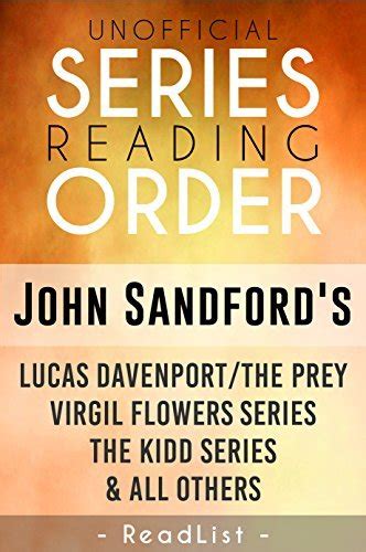 John Sandford Series Order And Checklist The Prey Lucas Davenport Series Virgil Flowers Series