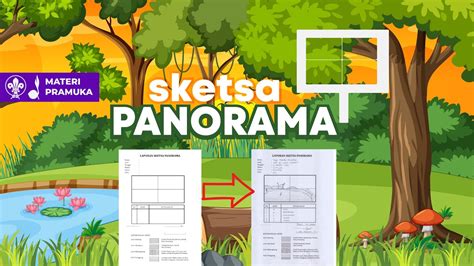 Materi Pramuka Sketsa Panorama Peta Panorama Youtube