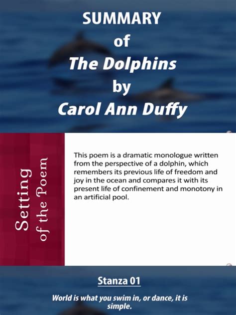 The Dolphins Summary | PDF