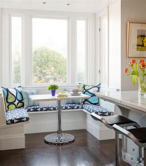 Kitchen Bay Window Breakfast Nook Design Small Space Hack Nook