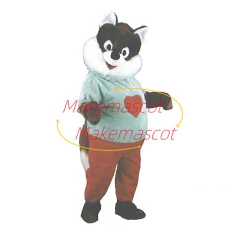 Cute Squirrel Mascot Costume Fancy Dress Outfit