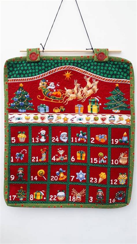 Fabric Advent Calendar Etsy Olive Maryanna