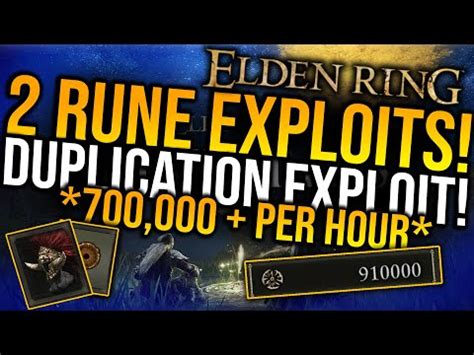 Elden Ring Exploit EASY RUNES Duplication Glitch Level Up Fast 700K