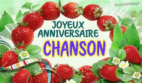 Joyeux Anniversaire Chanson Gif - HBDAY.ART/FR