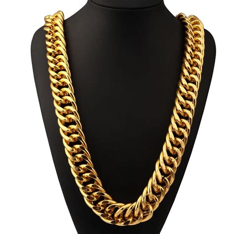 Fashion Hip Hop Chains For Men Cuban Link Chains Gift DJ Style Jewlery