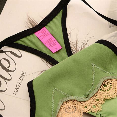 Sexy Womens Satin Panties Lace G String Bikini Lingeries Thong Halloween Costume EBay